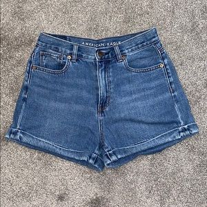 American Eagle high waisted mom jean shorts